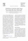 Research paper thumbnail of Embolization of metastatic spinal tumors