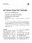 A Novel Protective Framework for Defeating HTTP-Based Denial of Service and Distributed Denial of Service Attacks Cover Page