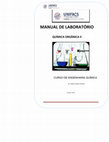 MANUAL DE LABORATÓRIO QUÍMICA ORGÂNICA II CURSO DE ENGENHARIA QUÍMICA Cover Page