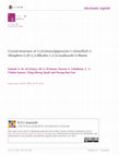 Research paper thumbnail of Crystal structure of 3-[(4-benzylpiperazin-1-yl)methyl]-5-(thiophen-2-yl)-2,3-dihydro-1,3,4-oxadiazole-2-thione