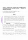 Research paper thumbnail of Analysis of Production Gap, Marketing and Processing Status and Associated Constraints for Major Oilseeds in the States of Rajasthan and Gujarat