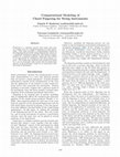 Research paper thumbnail of Computational Modeling of Chord Fingering for String Instruments