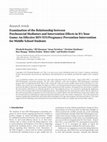 Research paper thumbnail of Examination of the Relationship between Psychosocial Mediators and Intervention Effects in It’s Your Game: An Effective HIV/STI/Pregnancy Prevention Intervention for Middle School Students