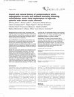 Impact and natural history of postprocedural aortic regurgitation on early and midterm mortality following transcatheter aortic valve implantation in high-risk patients with severe aortic stenosis Cover Page