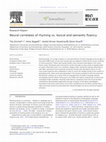 Neural correlates of rhyming vs. lexical and semantic fluency Cover Page