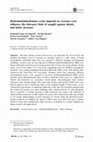 Research paper thumbnail of Hydration/dehydration cycles imposed on Artemia cysts influence the tolerance limit of nauplii against abiotic and biotic stressors