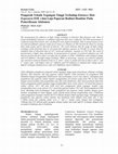 Research paper thumbnail of Pengaruh Teknik Tegangan Tinggi Terhadap Entrasce Skin Exposure (ESE) dan Laju Paparan Radiasi Hambur Pada Pemeriksaan Abdomen