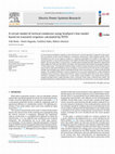 Research paper thumbnail of A circuit model of vertical conductor using Semlyen's line model based on transient response calculated by FDTD