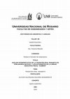 Research paper thumbnail of UNIVERSIDAD NACIONAL DE ROSARIO FACULTAD DE HUMANIDADES Y ARTES