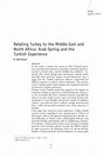 Relating Turkey to the Middle East and North Africa: Arab Spring and the Turkish Experience / M. Akif Kireçci  - Bilig 63. Sayı – Güz 2012 Cover Page