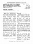 Research paper thumbnail of Acquisition and Mastery of Oral Language Skills in Enhancing Literacy Development among Young Children in Tanzania: A Study of Parents and Teachers