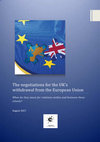 Research paper thumbnail of The negotiations for the UK's withdrawal from the European Union What do they mean for relations within and between these islands