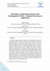 Research paper thumbnail of The Impact of Informal Economy in the Development of SMEs -Evidence from Kosovo (2008-2012