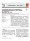 Research paper thumbnail of Thermal-hydraulic characteristics and exergy performance in tube-on-sheet flat plate solar collectors: Effects of nanofluids and mixed convection