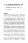 Research paper thumbnail of The Feminization of Fascism and National Identity Construction after 1945, in: David M. Seymour, Mercedes Camino Maroto (eds.): The Holocaust in the Twenty-First Century. Contesting/Contested Memories, London: Routledge 2016, 221-241.