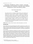 Research paper thumbnail of CERAMICA TEMPRANA, DIETA Y FIESTA. ANÁLISIS MICROQUÍMICOS DE MATERIAL CERÁMICO DEL PERÍODO FORMATIVO, VALLE DE AZAPA, CHILE