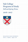 Yale College Programs of Study Cover Page