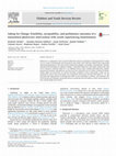 Asking for Change: Feasibility, acceptability, and preliminary outcomes of a manualized photovoice intervention with youth experiencing homelessness Cover Page