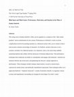 Research paper thumbnail of Blind Spots and Mind Games: Performance, Motivation and Emotion in the Films of Stanley Kubrick