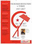 Research paper thumbnail of The Russian Revolution and Turkey 1917-2017