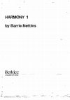 Berklee College of Music - Harmony Cover Page