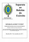 Separata ao Boletim do Exército MINISTÉRIO DA DEFESA EXÉRCITO BRASILEIRO SECRETARIA-GERAL DO EXÉRCITO SEPARATA AO BE Nº 35/2017 DEPARTAMENTO DE EDUCAÇÃO E CULTURA DO EXÉRCITO Cover Page