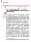 Research paper thumbnail of Global, regional, and national disability-adjusted life-years (DALYs) for 333 diseases and injuries and healthy life expectancy (HALE) for 195 countries and territories, 1990–2016: a systematic analysis for the Global Burden of Disease Study 2016