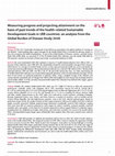 Research paper thumbnail of Measuring progress and projecting attainment on the basis of past trends of the health-related Sustainable Development Goals in 188 countries: an analysis from the Global Burden of Disease Study 2016