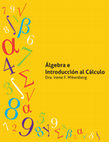 Álgebra e Introducción al Cálculo Cover Page