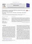 Research paper thumbnail of Development of a vision based deflection measurement system and its accuracy assessment