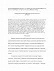 Research paper thumbnail of Finding Meaning in Secular Experience