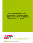 Research paper thumbnail of Une appréhension de la sinistralité dans le cadre d'un régime de garantie locative