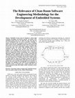 The Relevance of Clean Room Software Engineering Methodology for the Development of Embedded Systems Cover Page