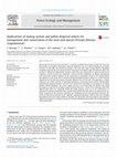 Bessega, C., Pometti, C., Campos, C., Saidman, B. O. y Vilardi, J. C. 2017. Implications of mating system and pollen dispersal indices for management and conservation of the semi-arid species Prosopis flexuosa (Leguminosae). Forest Ecology and Management 400: 218-227. Cover Page