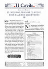 Research paper thumbnail of il nuovo  libro di Claudio Risè e altre questioni