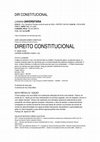 Direito Constitucional Jose Joaquim Gomes Canotilho Cover Page