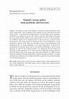 Research paper thumbnail of Poland's energy policy: main problems and forecasts