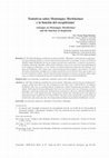 Research paper thumbnail of Tentativas sobre Montaigne: Horkheimer y la función del escepticismo. Attempts on Montaigne: Horkheimer and the function of skepticism