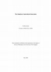 Research paper thumbnail of The Adoption of Agricultural Innovations