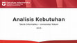 Analisis Kebutuhan Cover Page