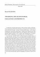 Research paper thumbnail of Theorizing the Second World: Challenges and Prospects