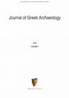 •	Papantoniou. G. 2016. “Cypriot Ritual and Cult from the Bronze to the Iron Age: A Longue-durée Approach”. Journal of Greek Archaeology 1: 73-108. Cover Page