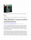 Research paper thumbnail of LaValle's Big Machine Is Provocative Entertainment [fiction]