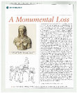 Research paper thumbnail of “A Monumental Loss,” Wellesley Magazine (Winter 2014): 10