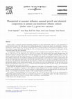 Research paper thumbnail of Photoperiod in seawater influence seasonal growth and chemical composition in autumn sea-transferred Atlantic salmon (Salmo salar L.) given two vaccines