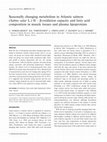 Research paper thumbnail of Seasonally changing metabolism in Atlantic salmon (Salmo salar L.) II -beta-oxidation capacity and fatty acid composition in muscle tissues and plasma lipoproteins