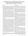 Research paper thumbnail of Hydraulic Fracture Performance in the Moxa Arch Frontier Formation