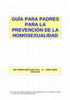 GUÍA PARA PADRES PARA LA PREVENCIÓN DE LA HOMOSEXUALIDAD Cover Page