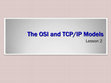 The OSI and TCP/IP Models Cover Page