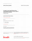 Research paper thumbnail of Louis-Joseph Papineau et la question seigneuriale: bilan d'une connaissance historiographique